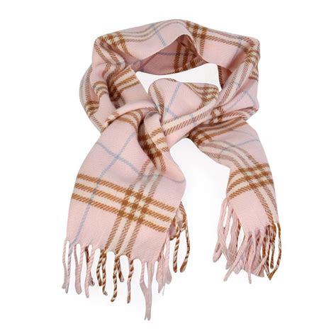 burberry cashmere nova check scarf pink|burberry silk scarf.